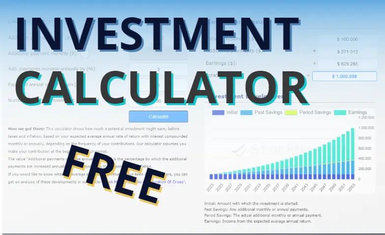 Use our free Investment Calculator